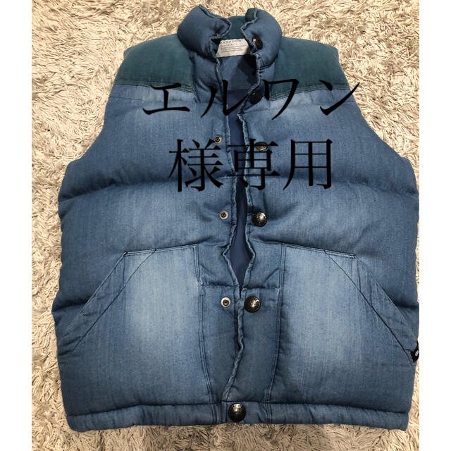 ベイフロー　denimダウンベスト