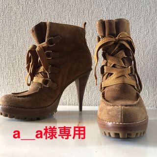 マイケルコース(Michael Kors)のMICHAEL KORS レースアップ　ブーツ(ブーツ)