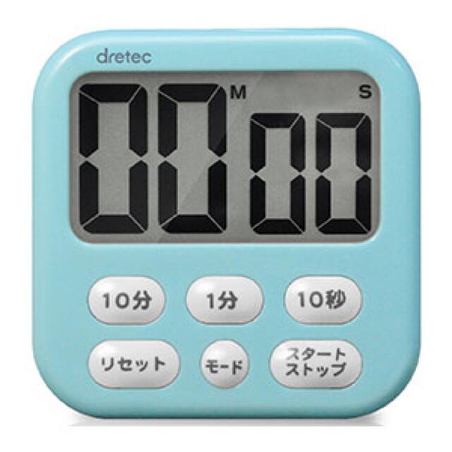 新品 キッチンタイマー 水色 ドリテック シャボン６ デジタル 時計の通販 By Rey S Shop ラクマ