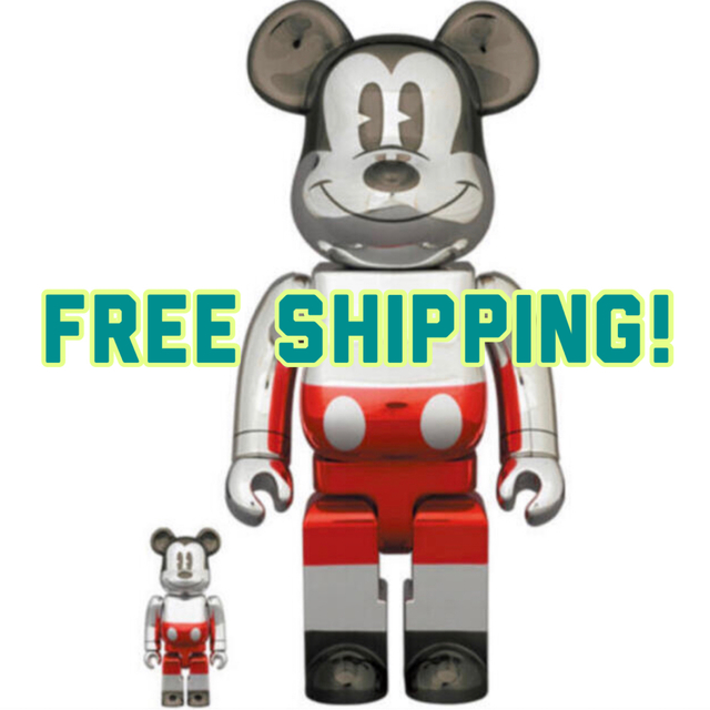 フィギュアbe@rbrick FUTURE MICKEY 2nd 100％ & 400％