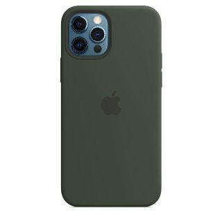 アップル(Apple)のiPhone 12 Proシリコーンケース - キプロスグリーン(iPhoneケース)
