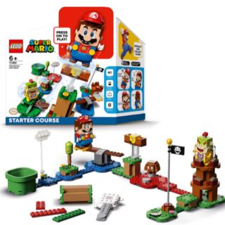 レゴ(Lego)の★美品★ LEGO マリオとぼうけんのはじまり スターターコース(積み木/ブロック)