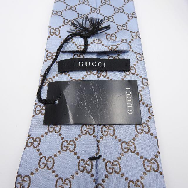 Gucci(グッチ)の最高級シルク100%【正規品】グッチ GUCCI ネクタイ ＧＧロゴ入り メンズのファッション小物(ネクタイ)の商品写真