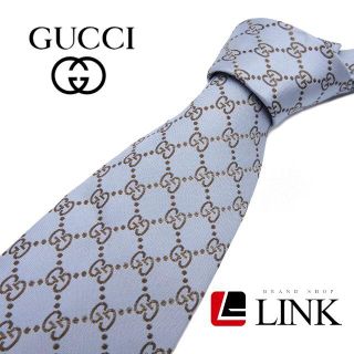 グッチ(Gucci)の最高級シルク100%【正規品】グッチ GUCCI ネクタイ ＧＧロゴ入り(ネクタイ)