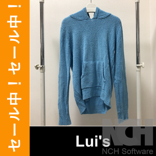 ステュディオス(STUDIOUS)の【セール中】LUI'S／パーカー／ルームウェア／M／青(ニット/セーター)