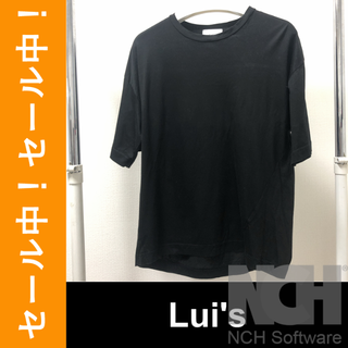 ステュディオス(STUDIOUS)の【セール中】LUI'S／Tシャツ／半袖／M／黒(Tシャツ/カットソー(半袖/袖なし))