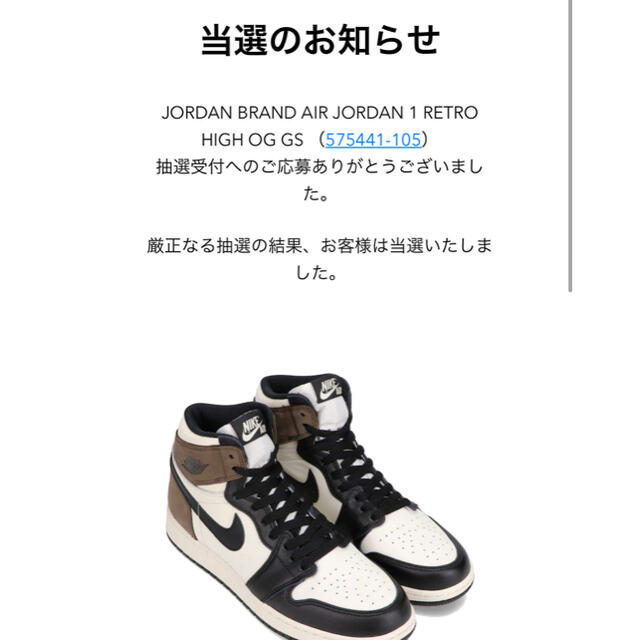 NIKE(ナイキ)のAIR JORDAN 1 RETRO HIGH OG GS  メンズの靴/シューズ(スニーカー)の商品写真