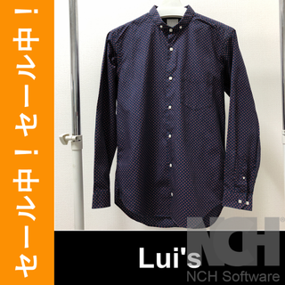 ステュディオス(STUDIOUS)の【セール中】LUI'S／シャツ／4×4／M／ネイビー(シャツ)