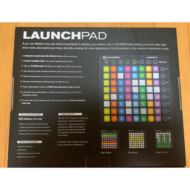 Novation パフォーマンスコントローラ Lauchpad MK2 楽器のDTM/DAW(MIDIコントローラー)の商品写真