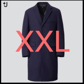 ユニクロ(UNIQLO)のUNIQLO +J ウールブレンドチェスターコート XXL(チェスターコート)