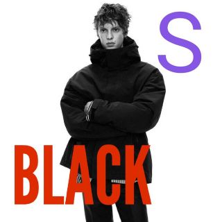 ユニクロ(UNIQLO)のユニクロ　＋J  ジルサンダー　ハイブリッドダウン　BLACK Sサイズ(ダウンジャケット)