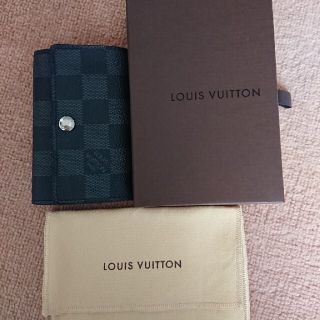 ルイヴィトン(LOUIS VUITTON)の※※アバクロ様専用※※ ダミエ グラフィット ミュルティクレ6 イニシャル入(キーケース)