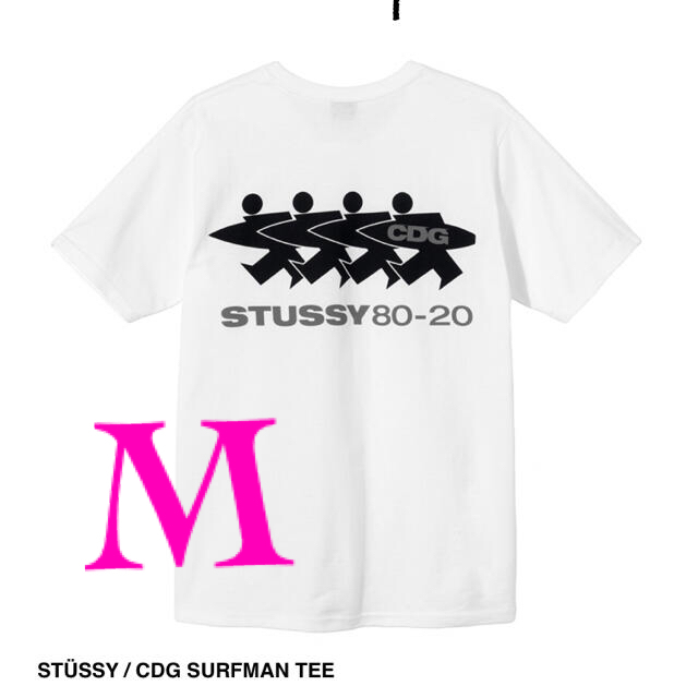 STUSSY - CDG x STUSSY 40周年記念 T-SHIRTの通販 by A.s.a.p-'s shop