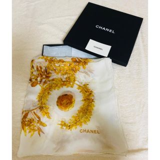 シャネル(CHANEL)のCHANEL シャネル　大判スカーフ(バンダナ/スカーフ)