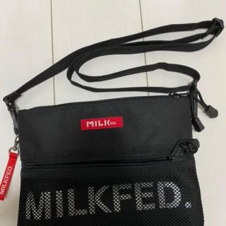 ミルクフェド(MILKFED.)の【2WAY MESH POCKET SACOCHE BAR】 ショルダーバッグ(ショルダーバッグ)