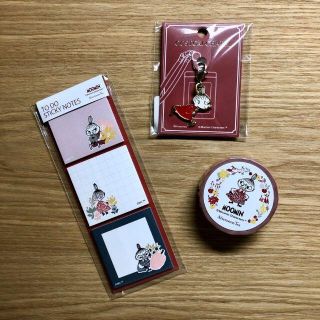 アフタヌーンティー(AfternoonTea)のMoomin×Afternoon Tea　リトルミイ　マステ＋付箋＋チャーム(テープ/マスキングテープ)