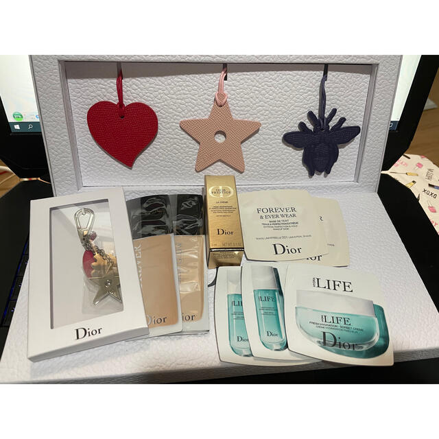 Christian Dior(クリスチャンディオール)の非売品Diorバックチャームサンプルセット コスメ/美容のキット/セット(サンプル/トライアルキット)の商品写真