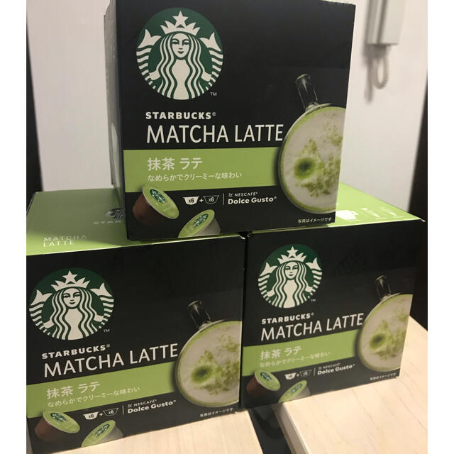 Starbucks Coffee(スターバックスコーヒー)のスターバックス　抹茶ラテ　カプセルセット3箱 食品/飲料/酒の飲料(コーヒー)の商品写真