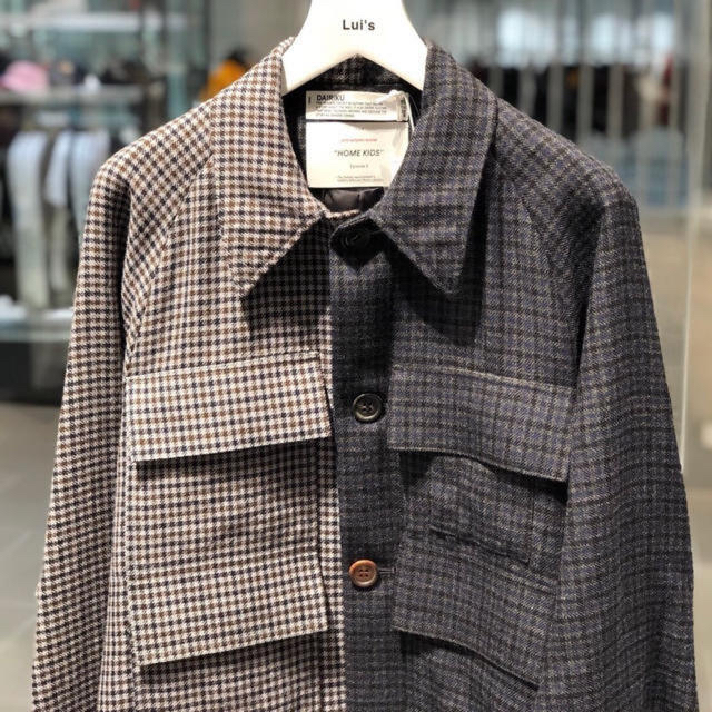 チェスターコートDAIRIKU 18AW Bicolor Mackinaw Coat