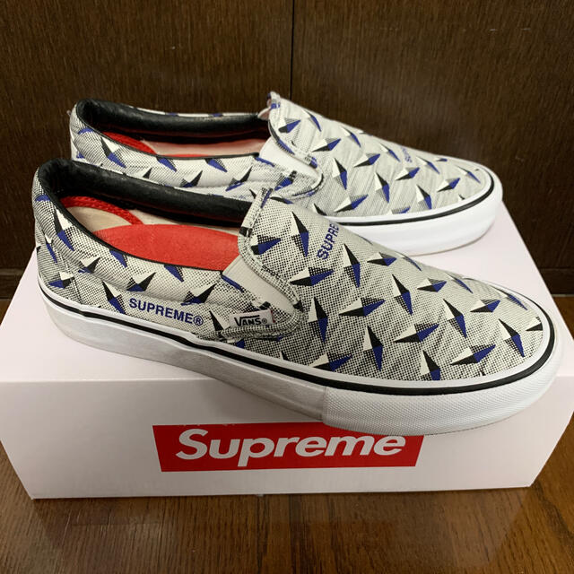 Supreme Vans Diamond Plate Slip-On Pro