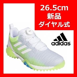 アディダス(adidas)のアディダス ゴルフシューズ コードカオス ボア ロウ 26.5cm FV2521(シューズ)