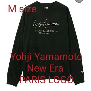 ヨウジヤマモト(Yohji Yamamoto)の紙タグ付 Yohji Yamamoto × New Era PARIS LOGO(Tシャツ/カットソー(七分/長袖))
