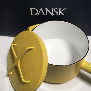 ダンスク(DANSK)の★新品🇩🇰DANSK ダンスク ホーロー片手深型ソースパン イエロー18cm(鍋/フライパン)