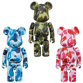 アベイシングエイプ(A BATHING APE)のbe@rbrick abc camo green blue pink超合金(その他)