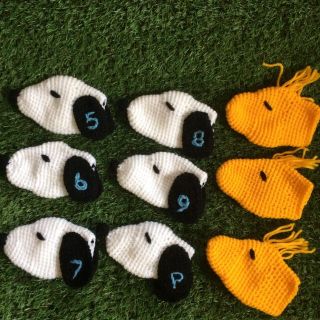 犬と鳥のアイアンカバー(刺繍あり)(その他)