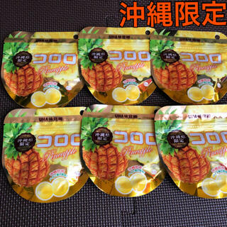 ユーハミカクトウ(UHA味覚糖)のUHA味覚糖 コロロ 沖縄県限定 パインアップル 6袋(菓子/デザート)