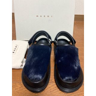 マルニ(Marni)のMARNI ファー サンダル フスベット celine loewe prada(サンダル)