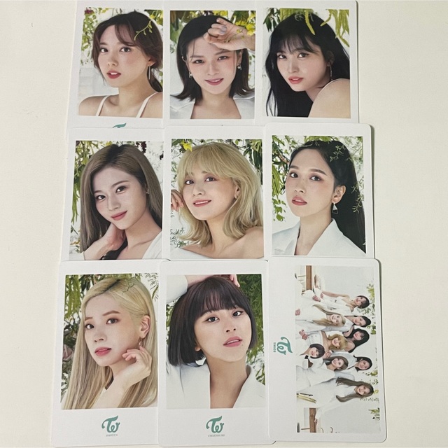 twice フォトカードセット9種まとめ売り