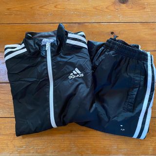 アディダス(adidas)の adidas アディダス☆ジャージ上下 140 黒☆トレーニングウェア(その他)