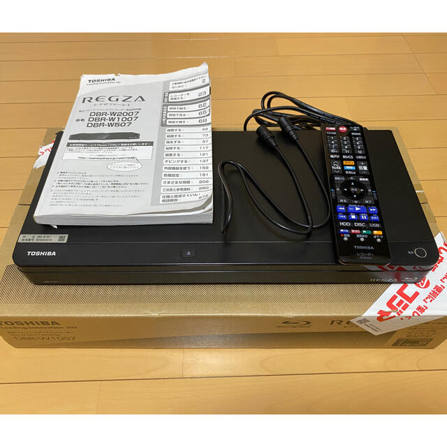 美品☆TOSHIBA REGZA レグザブルーレイ DBR-W1007