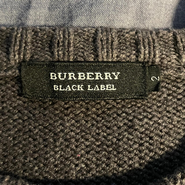 BURBERRY BLACK LABEL(バーバリーブラックレーベル)のバーバリー メンズ ニット 2 Mサイズ ブラックレーベル メンズのトップス(ニット/セーター)の商品写真