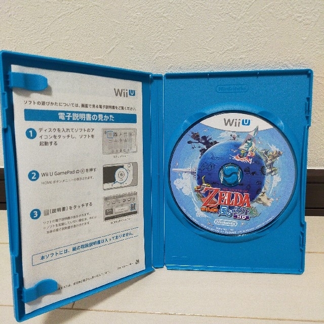 任天堂(ニンテンドウ)のゼルダの伝説 風のタクト HD Wii U エンタメ/ホビーのゲームソフト/ゲーム機本体(家庭用ゲームソフト)の商品写真
