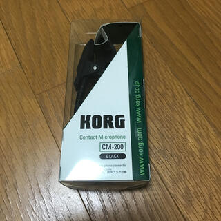 コルグ(KORG)のKORG チューナー専用クリップマイク CM-200 BK(その他)