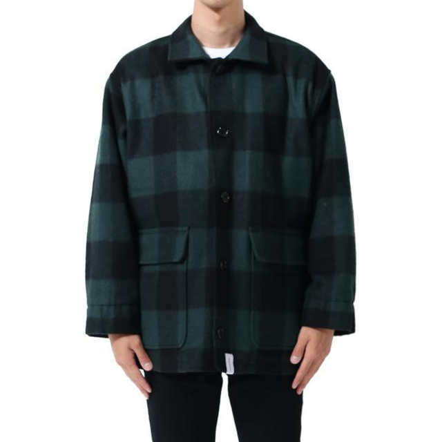 W)taps(ダブルタップス)の【定価以下】DESCENDANT  RAG MELTON JACKET 緑 1 メンズのジャケット/アウター(ブルゾン)の商品写真