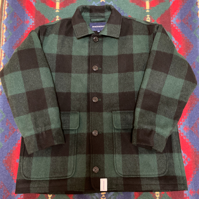 W)taps(ダブルタップス)の【定価以下】DESCENDANT  RAG MELTON JACKET 緑 1 メンズのジャケット/アウター(ブルゾン)の商品写真