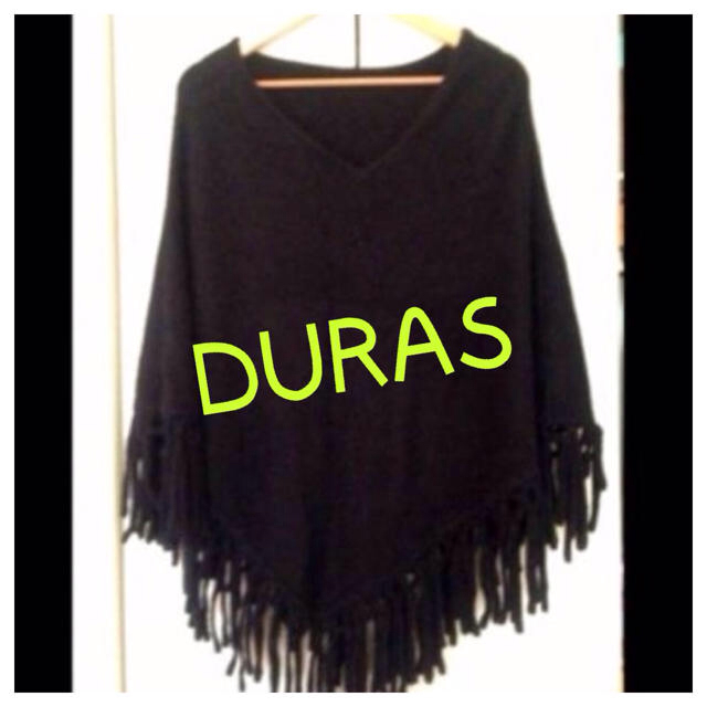 DURAS(デュラス)のDURASニットポンチョ レディースのジャケット/アウター(ポンチョ)の商品写真