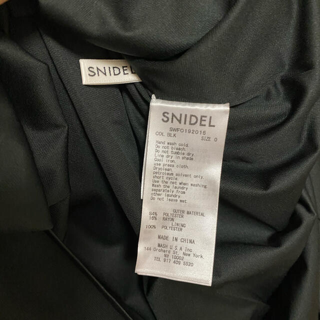 SNIDEL(スナイデル)のシャーリングチェックワンピ　snidel レディースのワンピース(ロングワンピース/マキシワンピース)の商品写真