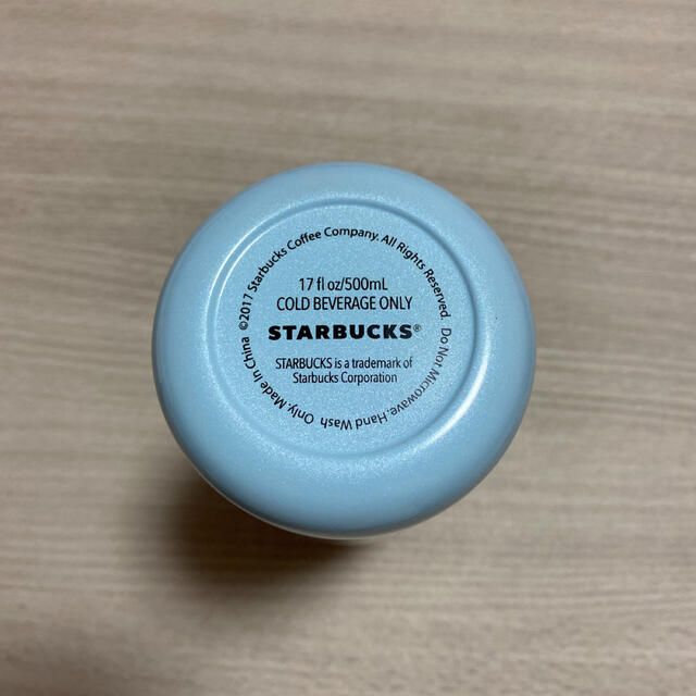 Starbucks Coffee(スターバックスコーヒー)の【新品未使用】スタバ さくら 2017 ステンレスサニーボトルブルー 500ml インテリア/住まい/日用品のキッチン/食器(タンブラー)の商品写真