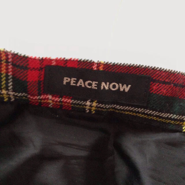 PEACE NOW(ピースナウ)の値下げ再出品☆チェックスカート レディースのスカート(ひざ丈スカート)の商品写真