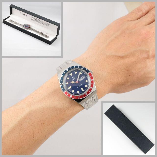 TIMEX(タイメックス)の【新品】タイメックス Q TIMEX '70 復刻モデル 腕時計 ペプシカラー  メンズの時計(腕時計(アナログ))の商品写真