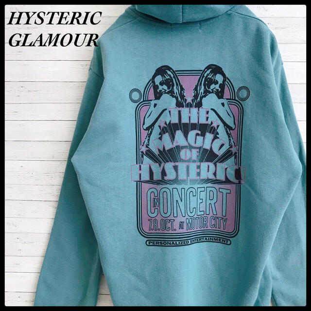 超歓迎即納 HYSTERIC GLAMOUR - HYSTERIC GLAMOURヒスガール黒パーカー