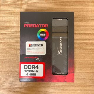 Kingston HyperX Predator RGB 32GB(8GBx4)(PCパーツ)