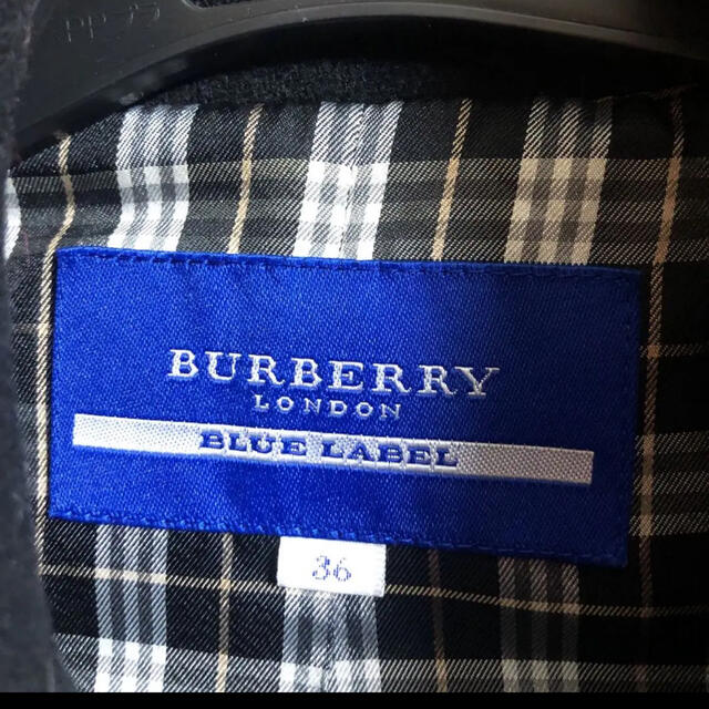 BURBERRY BLUE LABEL(バーバリーブルーレーベル)のBurberry ブルーレーベル　Pコート レディースのジャケット/アウター(ピーコート)の商品写真