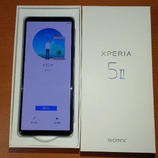 エクスペリア(Xperia)の「夏きん様専用」海外版SONY Xperia5Ⅱ XQ-AS72 ブルー　(スマートフォン本体)