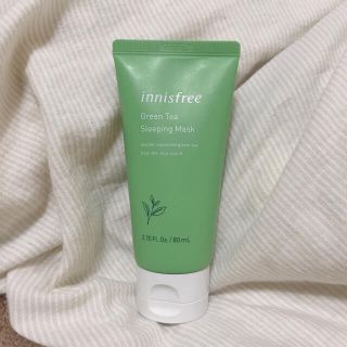 イニスフリー(Innisfree)のイニスフリー　グリーンティースリーピングマスク　80ml(パック/フェイスマスク)