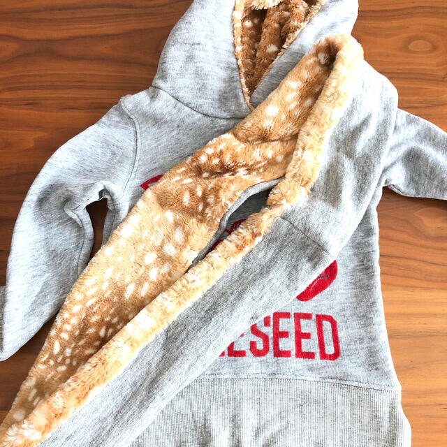 REDDY APPLESEED(レディーアップルシード)のBREEZE パーカー 100☆REDDY APPLE SEEDʕ•ᴥ•ʔ キッズ/ベビー/マタニティのキッズ服女の子用(90cm~)(その他)の商品写真